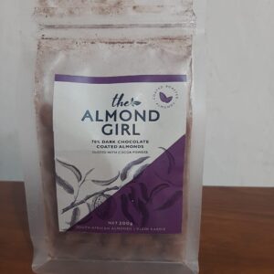 DARK CHOC ALMONDS 200G