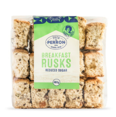 BREAKFAST RUSK REDUCED SUGAR 400G